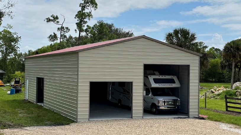 30x60 Metal RV Shelter