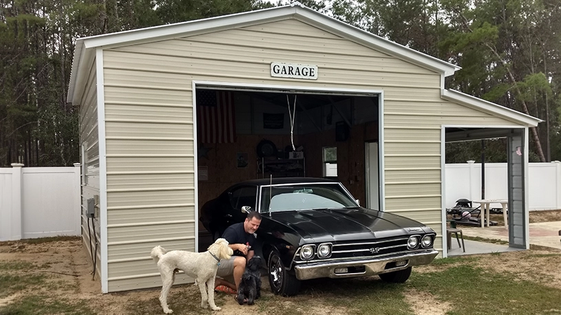 18×20 Metal Garage in Florida