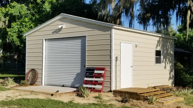 20×20 Metal Garage in Florida