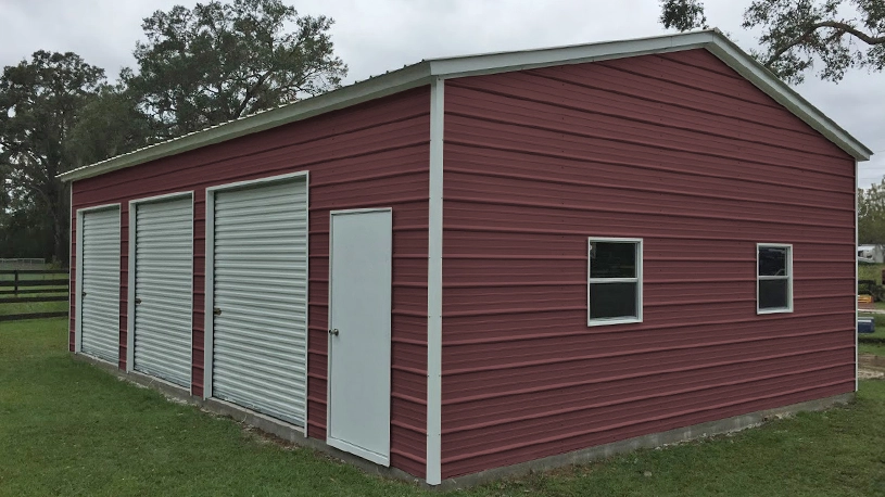 24×35 Metal Garage Building