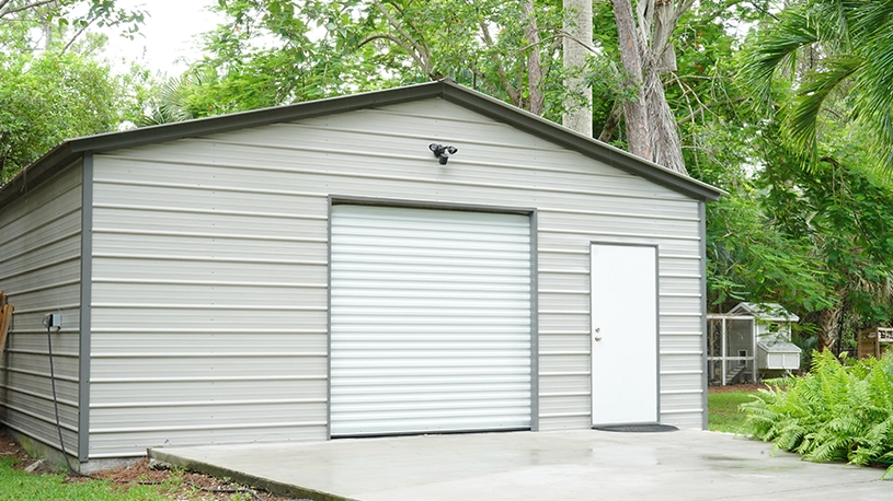 24×40 One Car Steel Garage