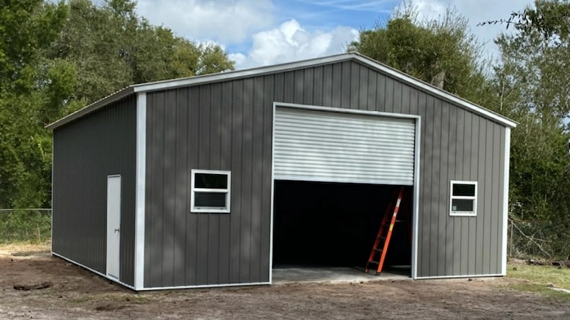 30×30 Steel Garage in Florida