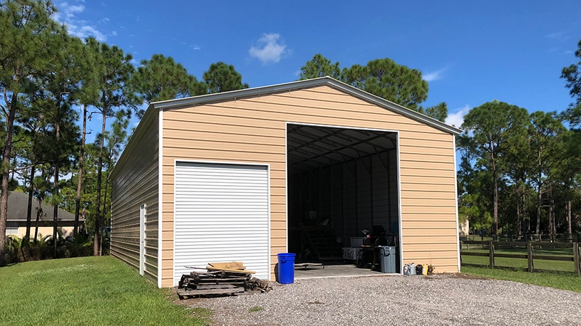 30×60 Florida Steel Garage Building