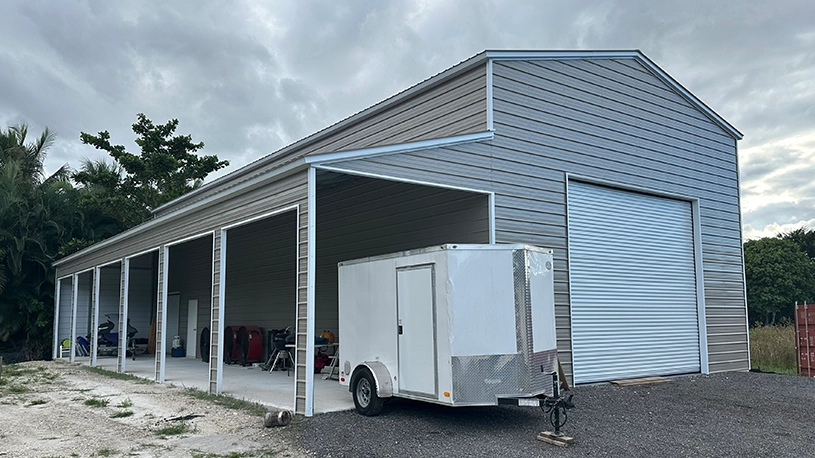 30x70 Florida Boat Storage Building