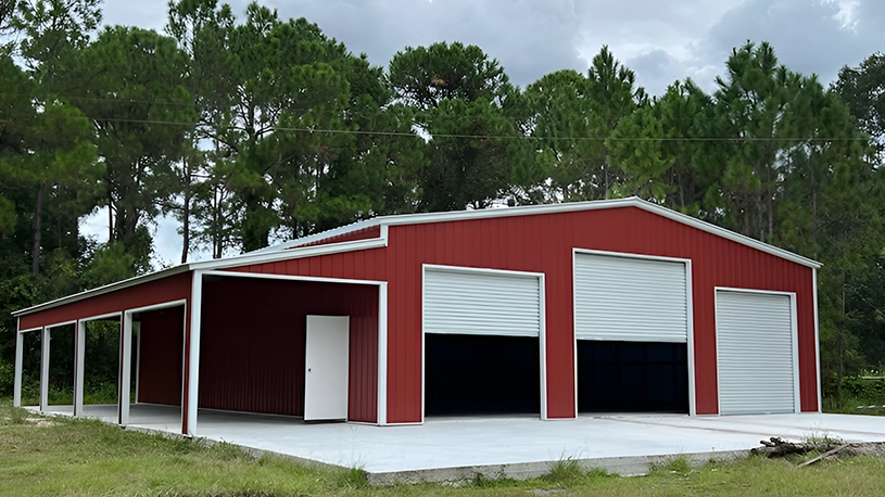 44x52 Steel Garage Building