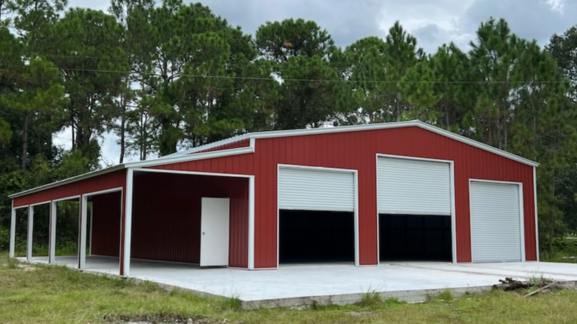 44x52 Steel Garage Building