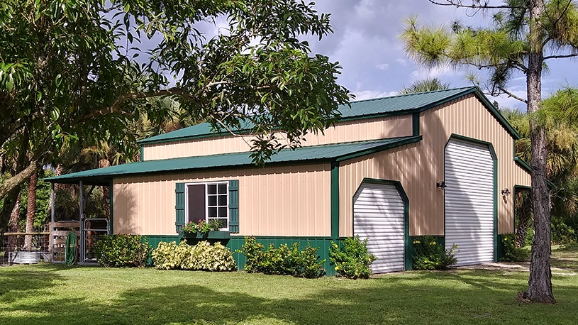 46×35 Florida Metal Barn