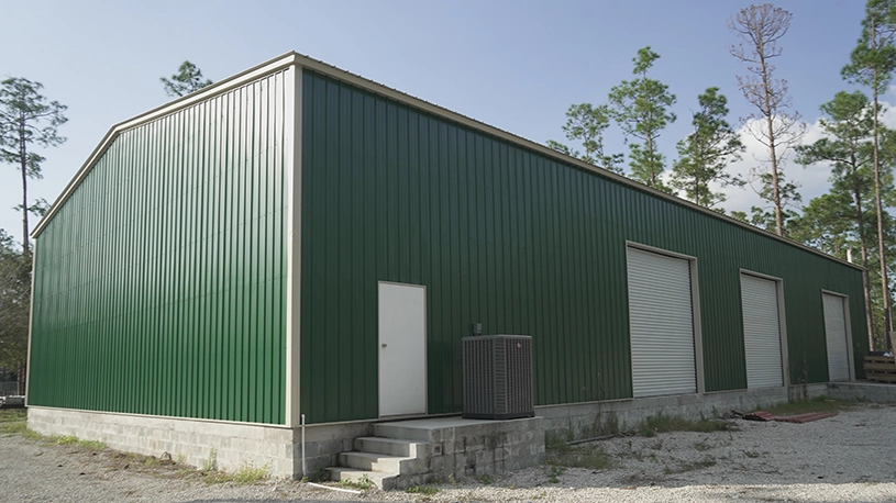 50×100 Florida Commercial Steel Warehouse Building