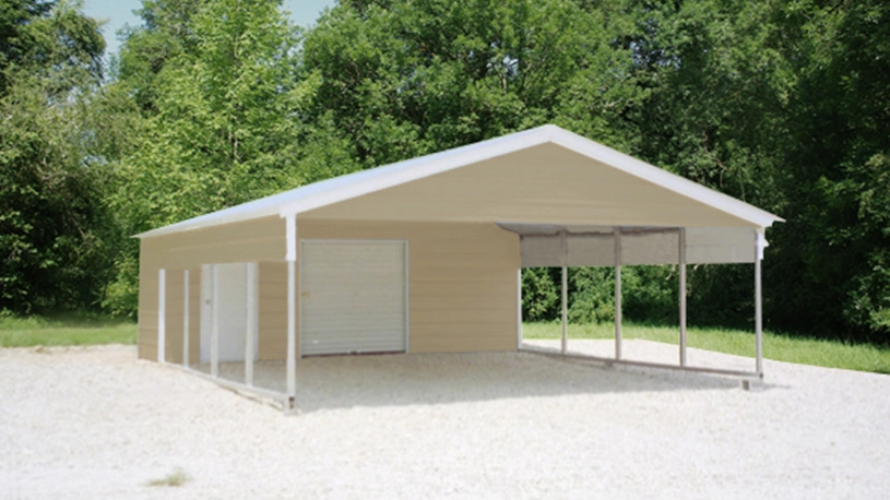 20x25 Carport Combo