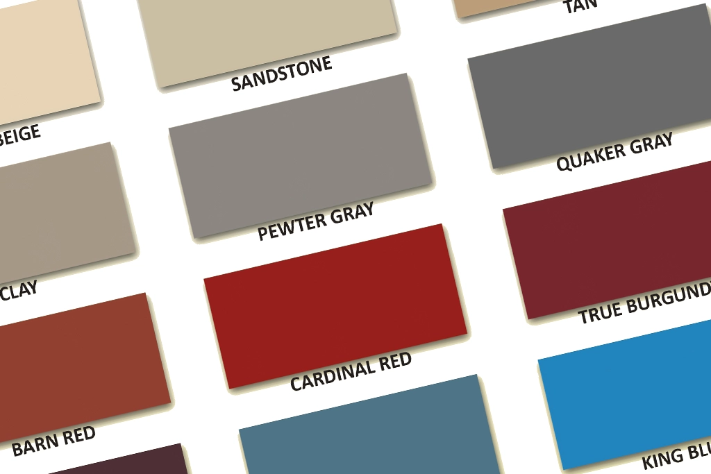 Metal Building Standard Colors